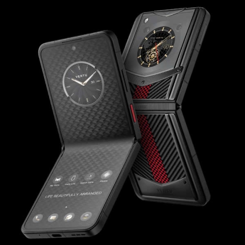 Vertu Ironflip Basic Blc/bls Carbon Texture Auspicious Phoenix Bes Fee